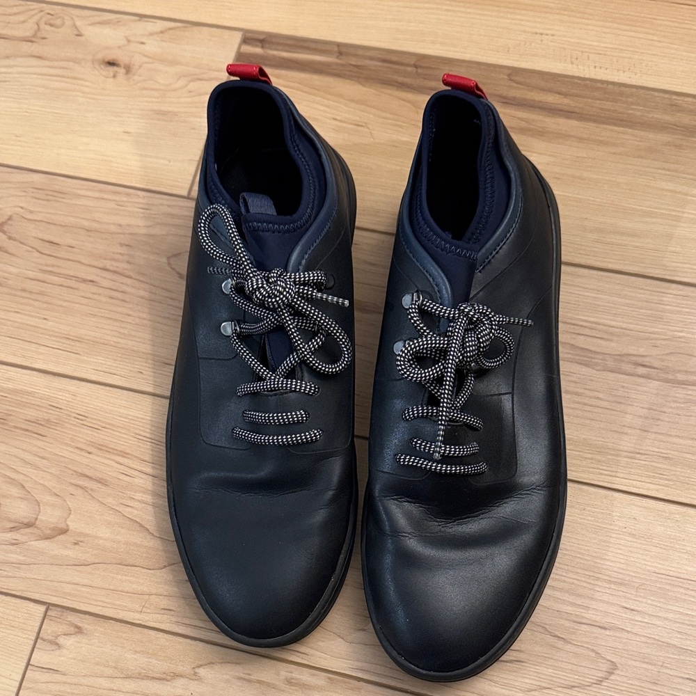 Pedro waterproof Black Leather Shoes